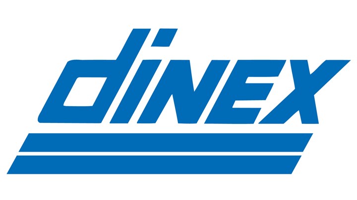 DINEX logo.
